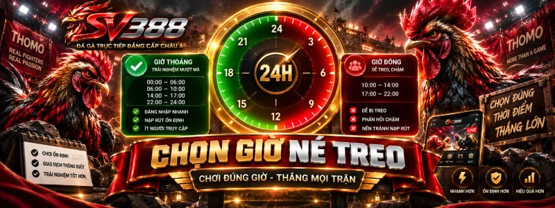 Nạp Tiền SV388 - Soi Kênh Nào Nhanh Rẻ Để Bắt Cửa Thomo 3 Khung giờ nạp tiền SV388 dễ treo điểm trong ngày