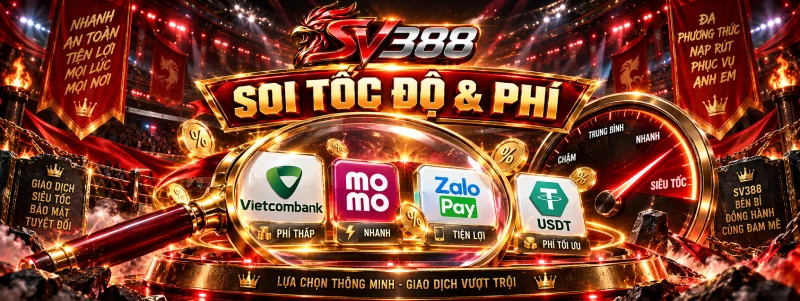 Nạp Tiền SV388 - Soi Kênh Nào Nhanh Rẻ Để Bắt Cửa Thomo 1 Soi tốc độ và phí bốn kênh nạp tiền SV388