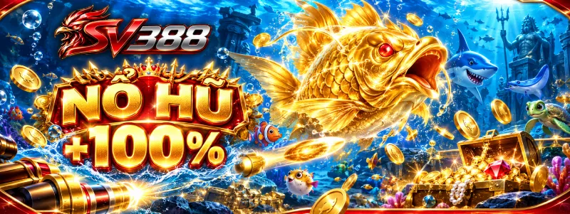 Bắn Cá Nổ Hũ SV388 - Ưu Đãi Thưởng 100% Cho Người Mới